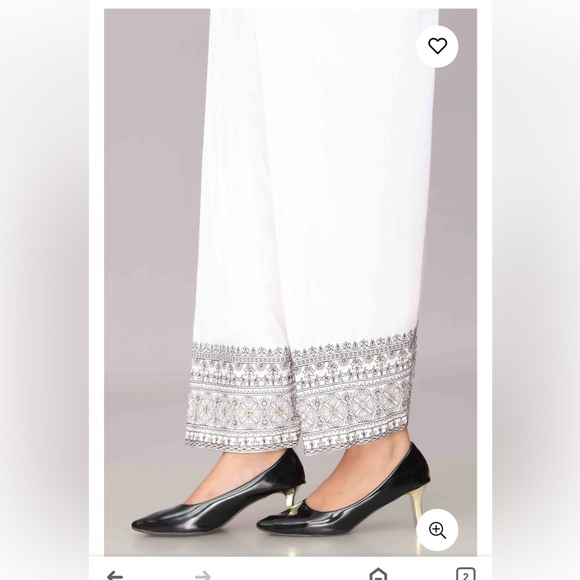 Pakistani/Indian CHINYERE embroidered shalwar - Picture 2 of 5